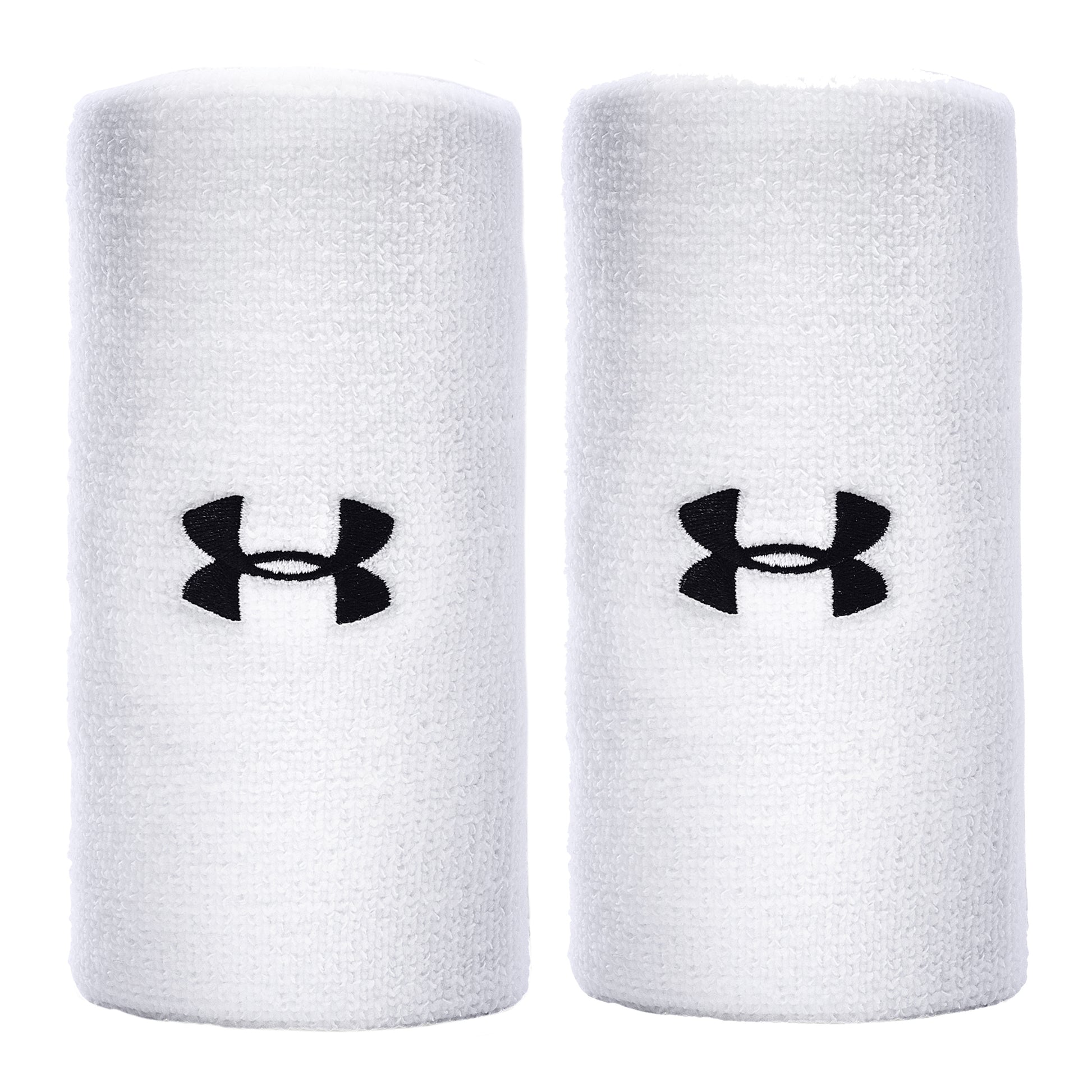 Under Armour Performance Schweißband 2er Pack lang - weiß, schwarz