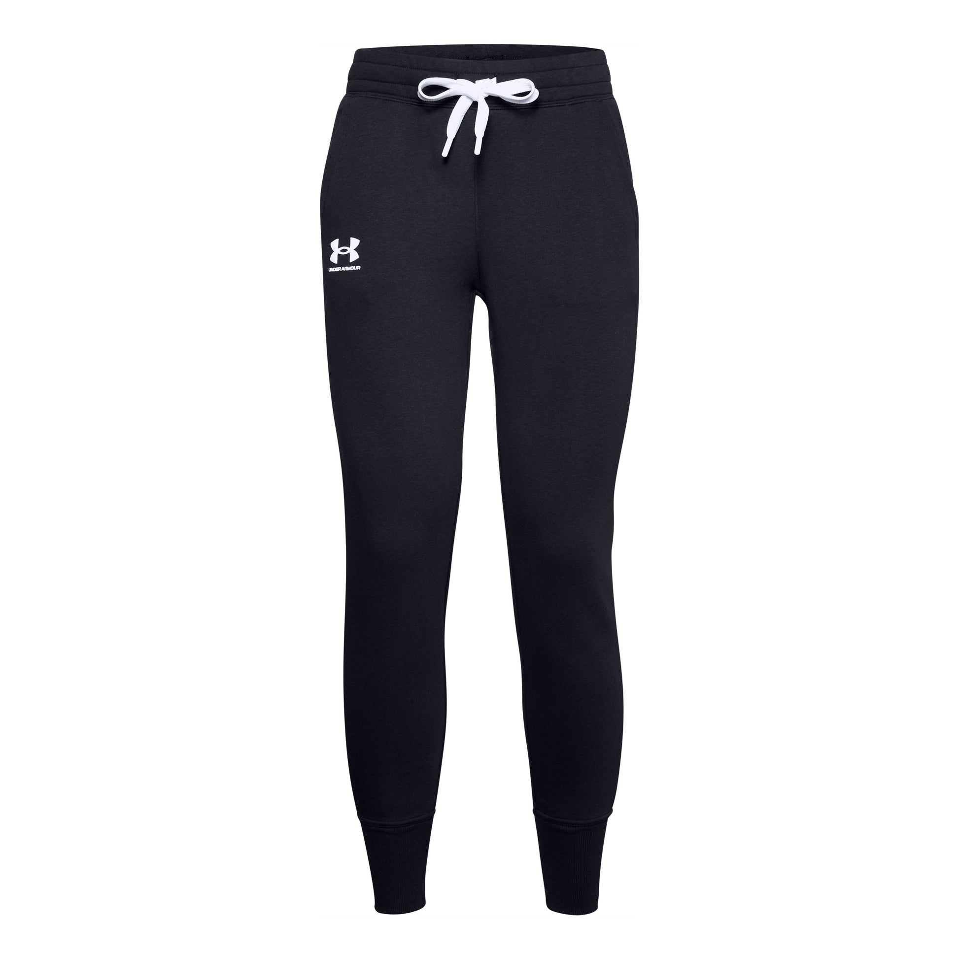 Under Armour Fleece Trainingshose Damen - schwarz, weiß