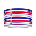 Mini Haarband 6er Pack Damen-mehrfarbig,dunkelblau