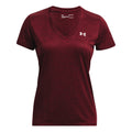 Tech Twist T-Shirt Damen - dunkelrot,