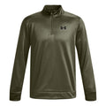 Quarter Half-Zip Longsleeve Herren-Oliv