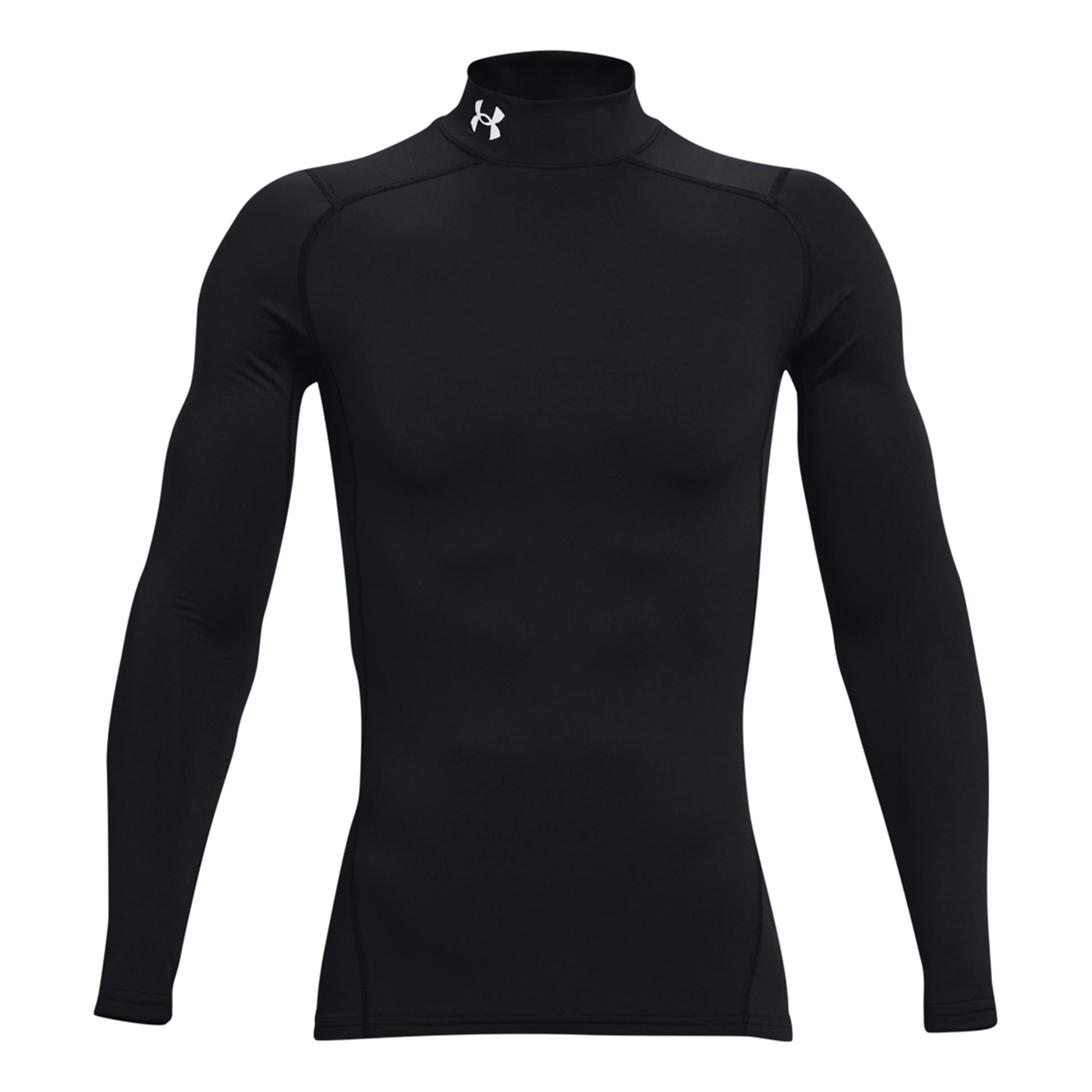 Under Armour Coldgear Comp Mock Longsleeve Herren-Schwarz