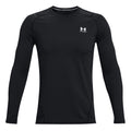 Coldgear Fitted Crew Longsleeve Herren - schwarz,