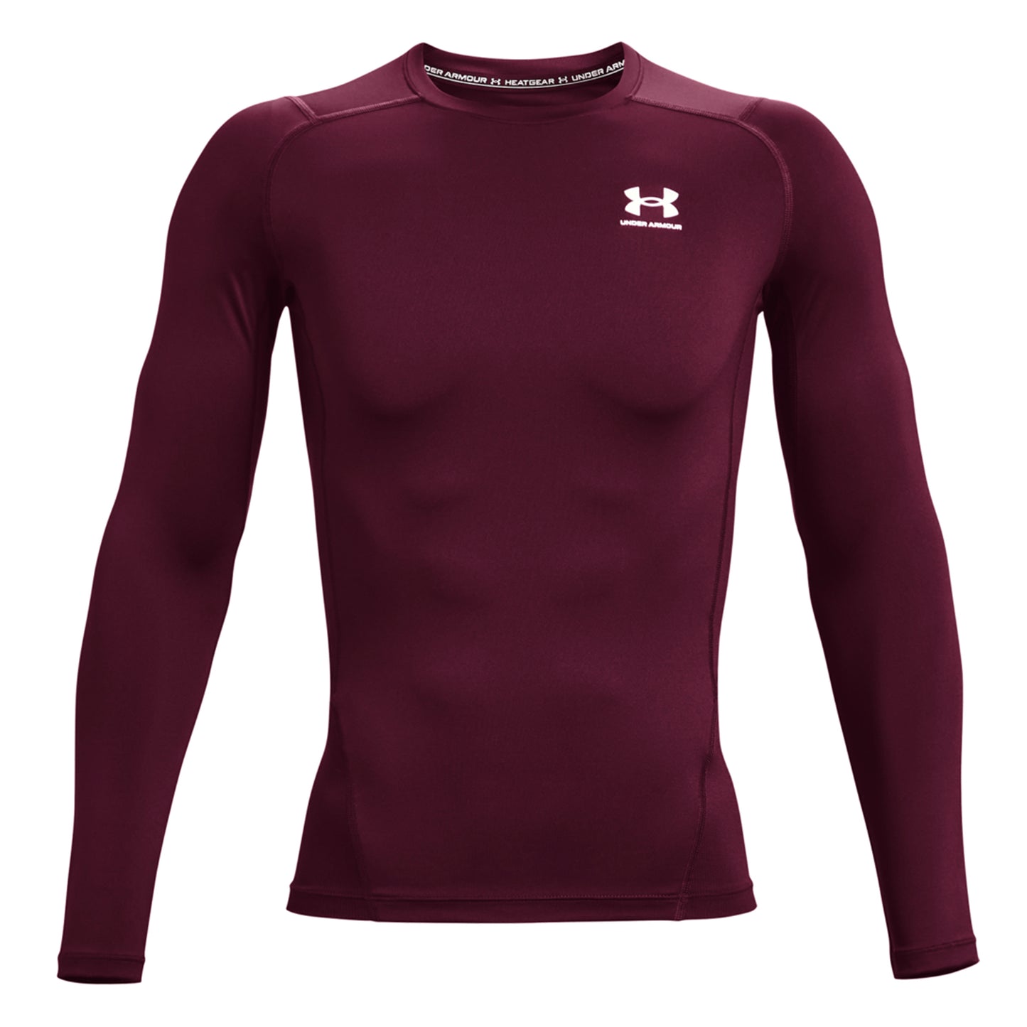 Under Armour Heatgear Comp Longsleeve Herren - dunkelrot,