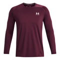 Heatgear Fitted Longsleeve Herren - dunkelrot,