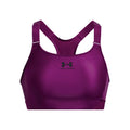 Heatgear High Sport-BH Damen - lila,