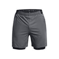 Vanish Woven 2in1 Shorts Herren - dunkelgrau, schwarz