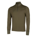 Qualifier Run 1/4 Zip Laufshirt Herren - grün,