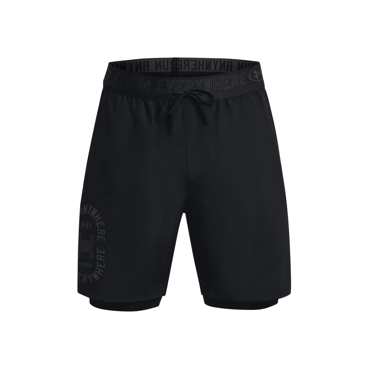 Under Armour Run Everywhere Shorts Herren-Schwarz