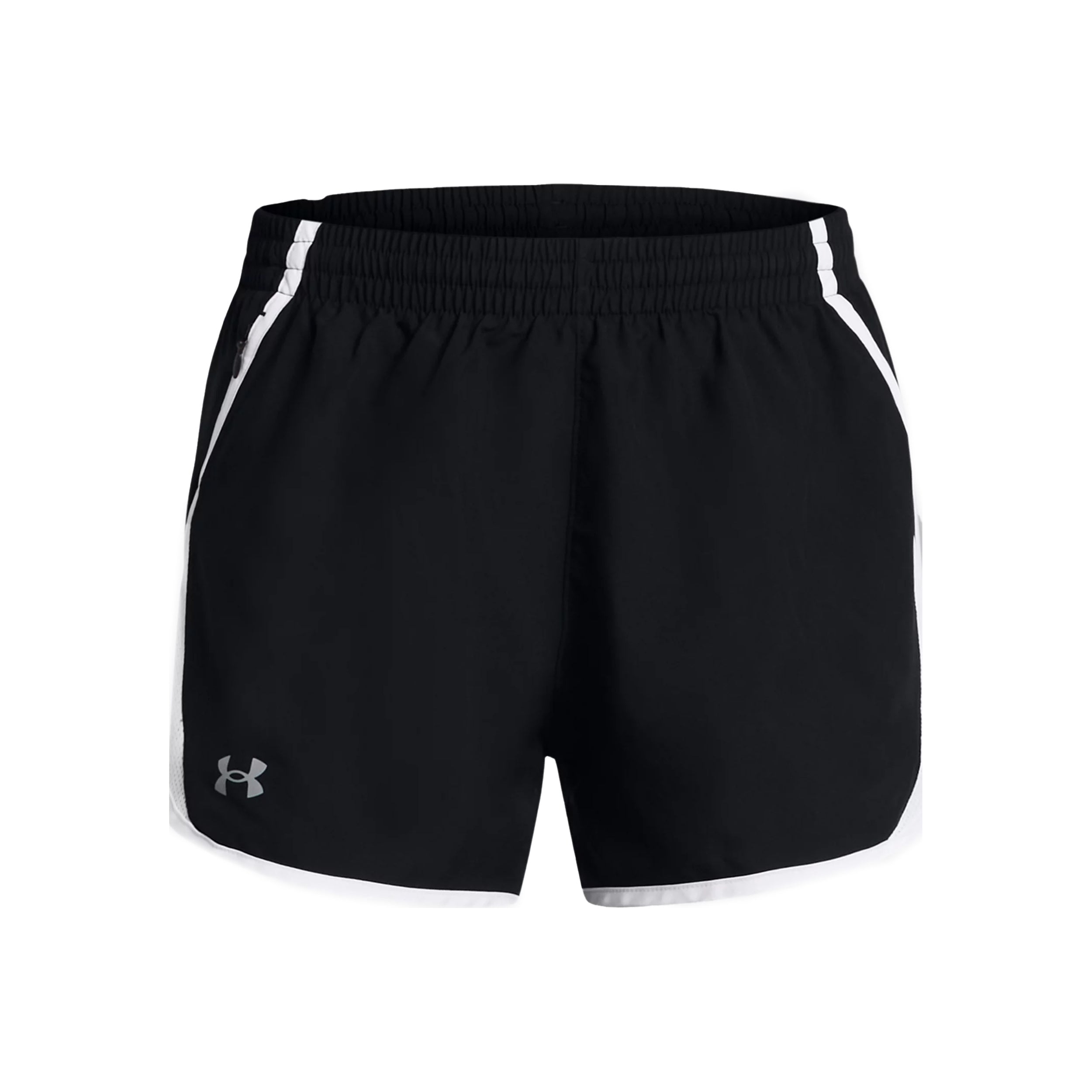 Under Armour Fly By 3in  Laufshorts Damen - schwarz, weiß