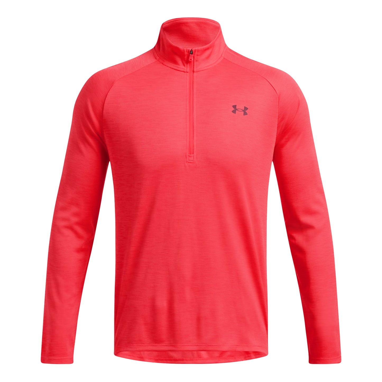 Under Armour Tech Textured Half-Zip Longsleeve Herren - rot,