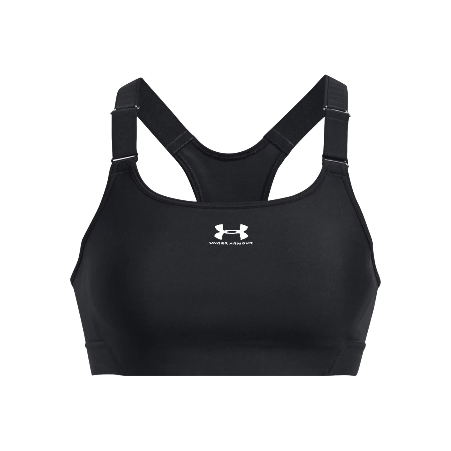 Under Armour Heatgear High Sport-BH Damen-Schwarz,Weiß