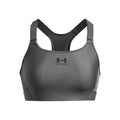 HeatGear High Sport-BH Damen-Grau