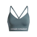 Vanisheamle Low Sport-BH Damen - blau, weiß