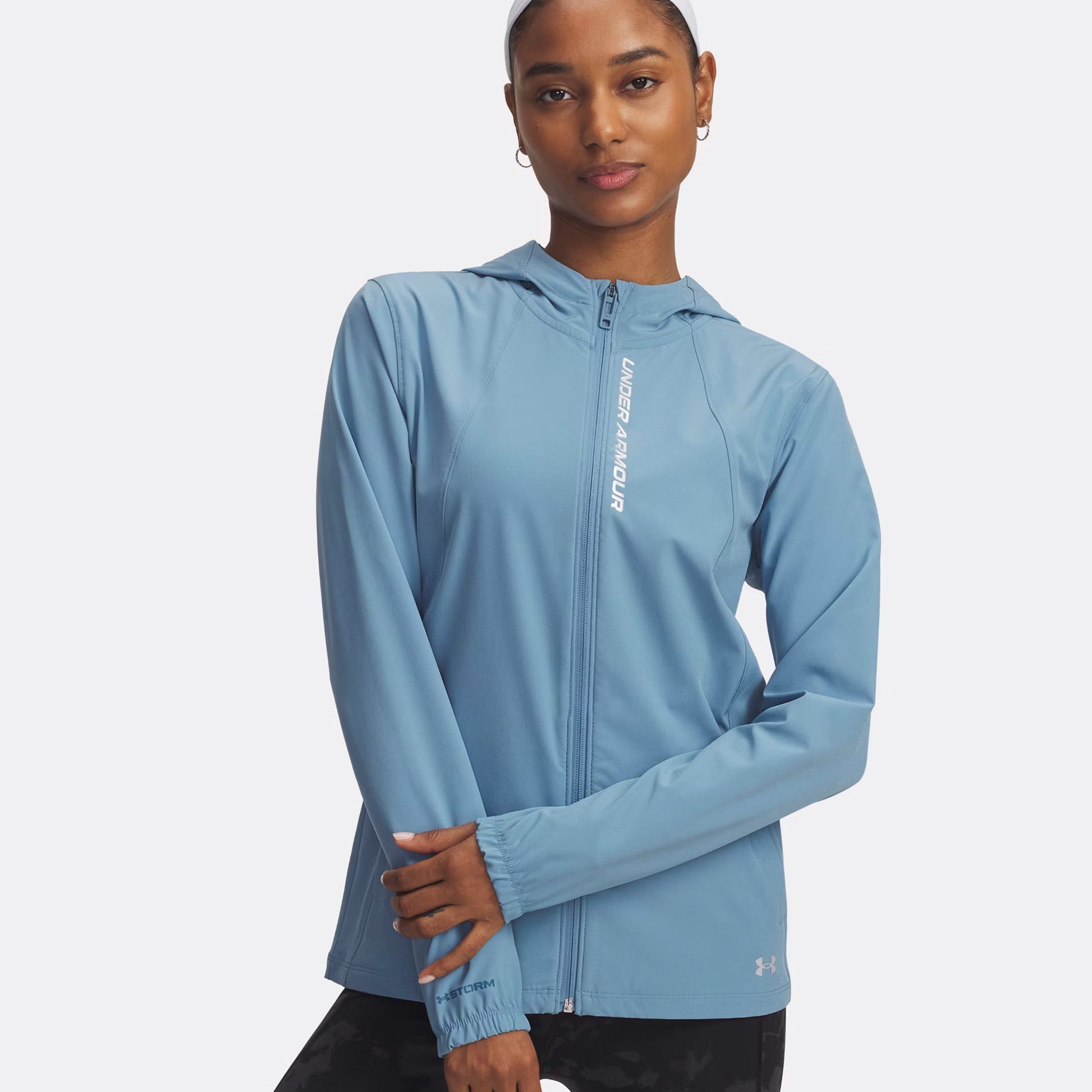 Under Armour OutRun The Storm Laufjacke Damen-Blau