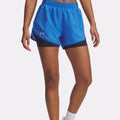 Fly By 2in1 Laufshorts Damen-Blau,Dunkelblau