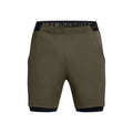 Vanish Woven 2in1 Shorts Herren - oliv, schwarz