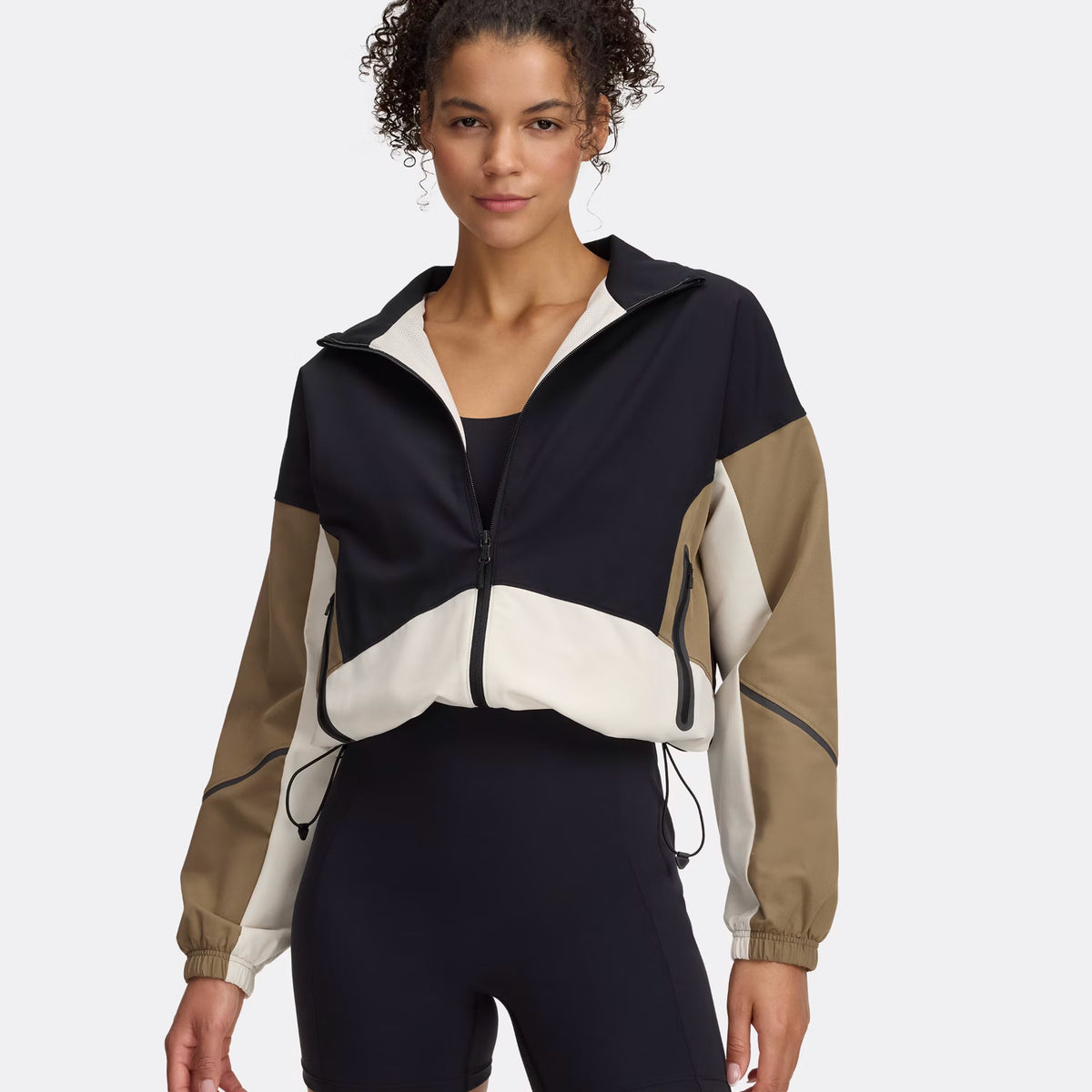 Under Armour Unstoppable Trainingsjacke Damen-Schwarz,Khaki