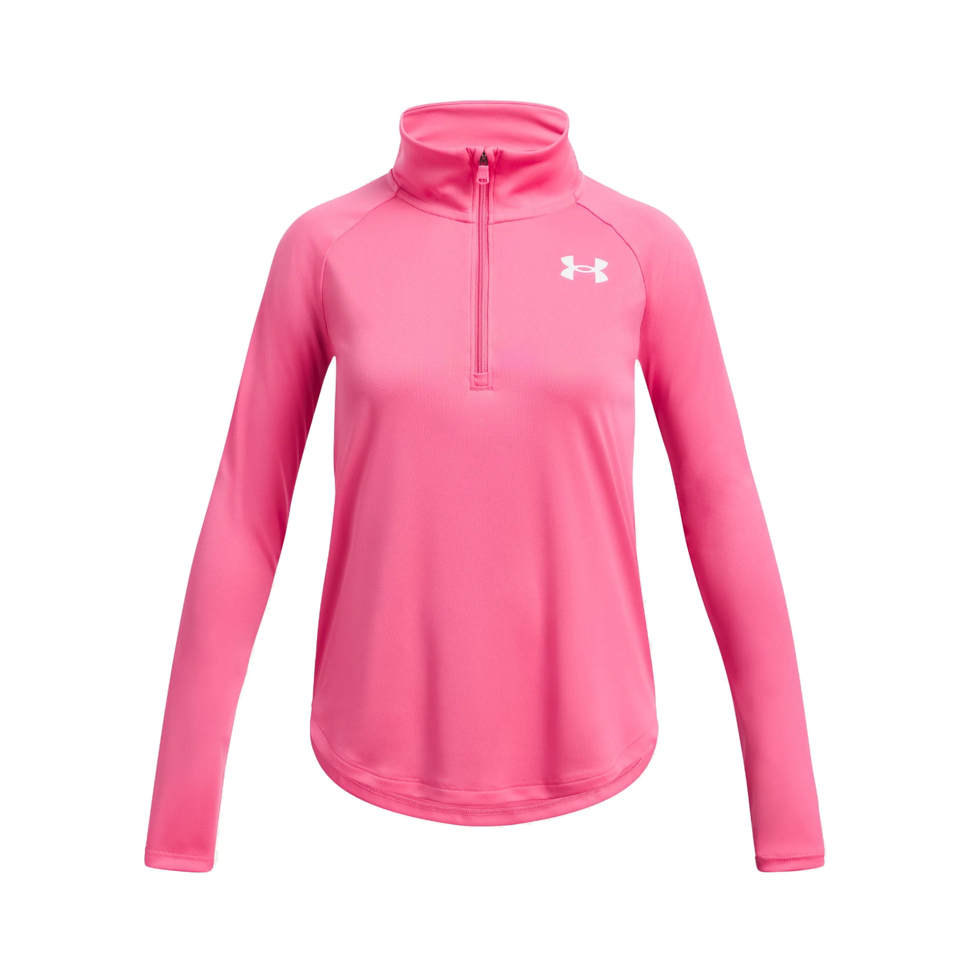Under Armour Tech Graphic Half-Zip Longsleeve Mädchen-Pink