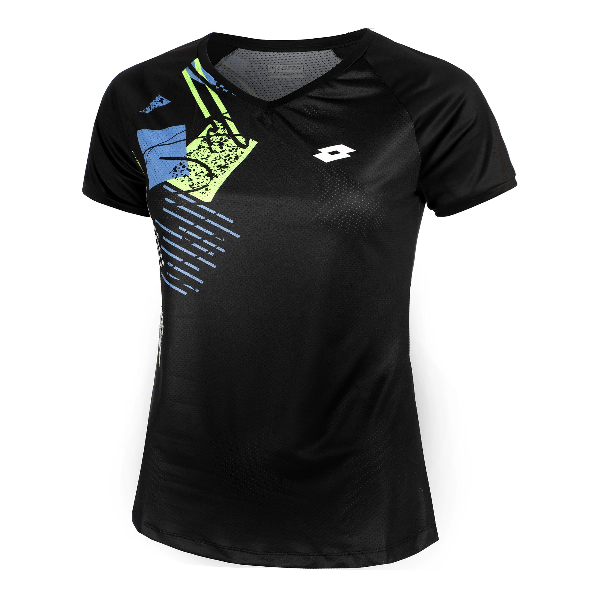Lotto Tech W I D5 T-Shirt Damen-Schwarz