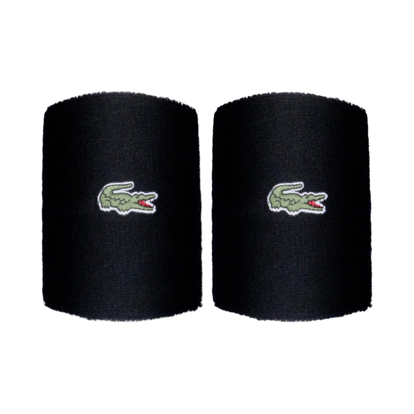 Lacoste Schweißband 2er Pack Unisex - schwarz, grün