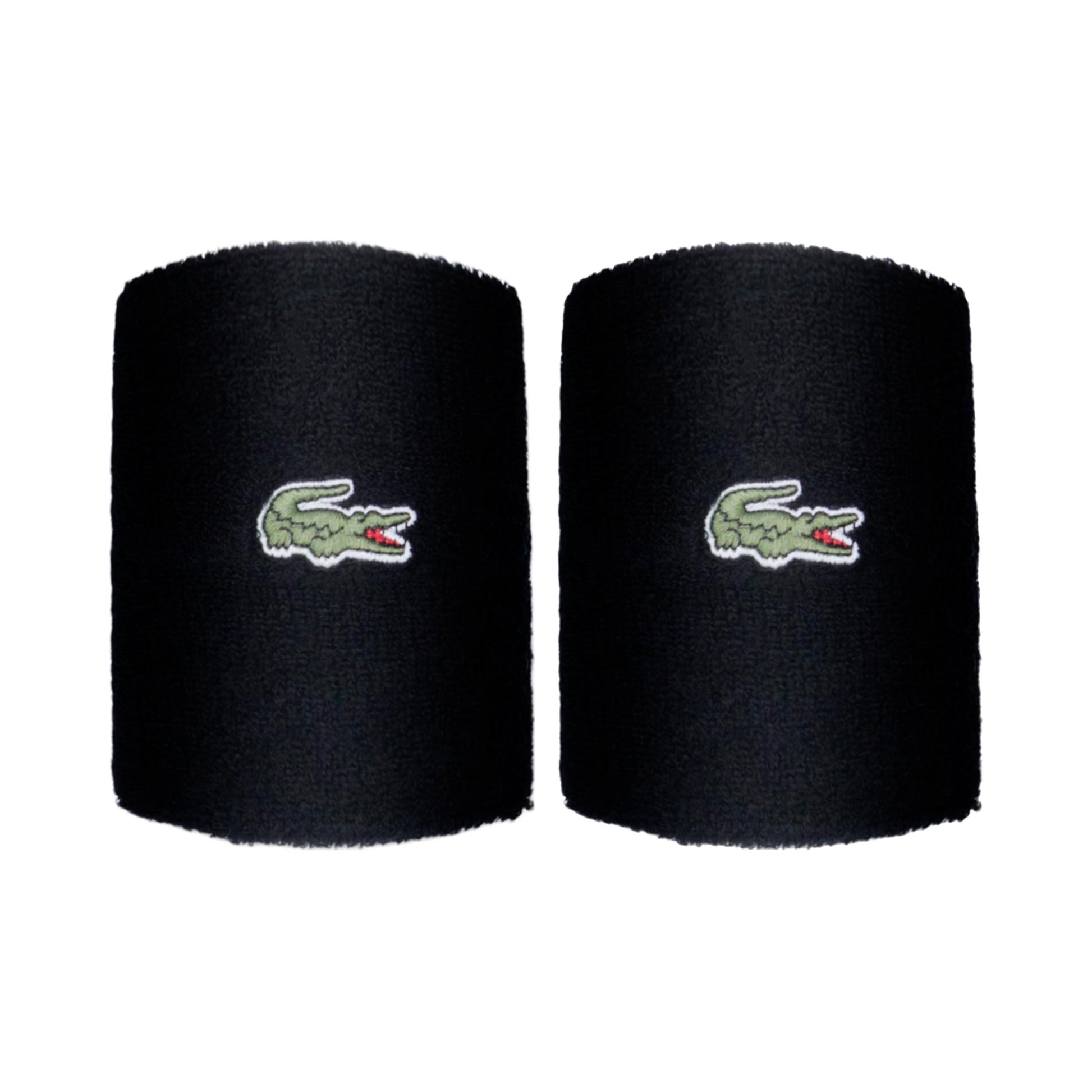 Lacoste Schweißband 2er Pack Unisex - schwarz, grün