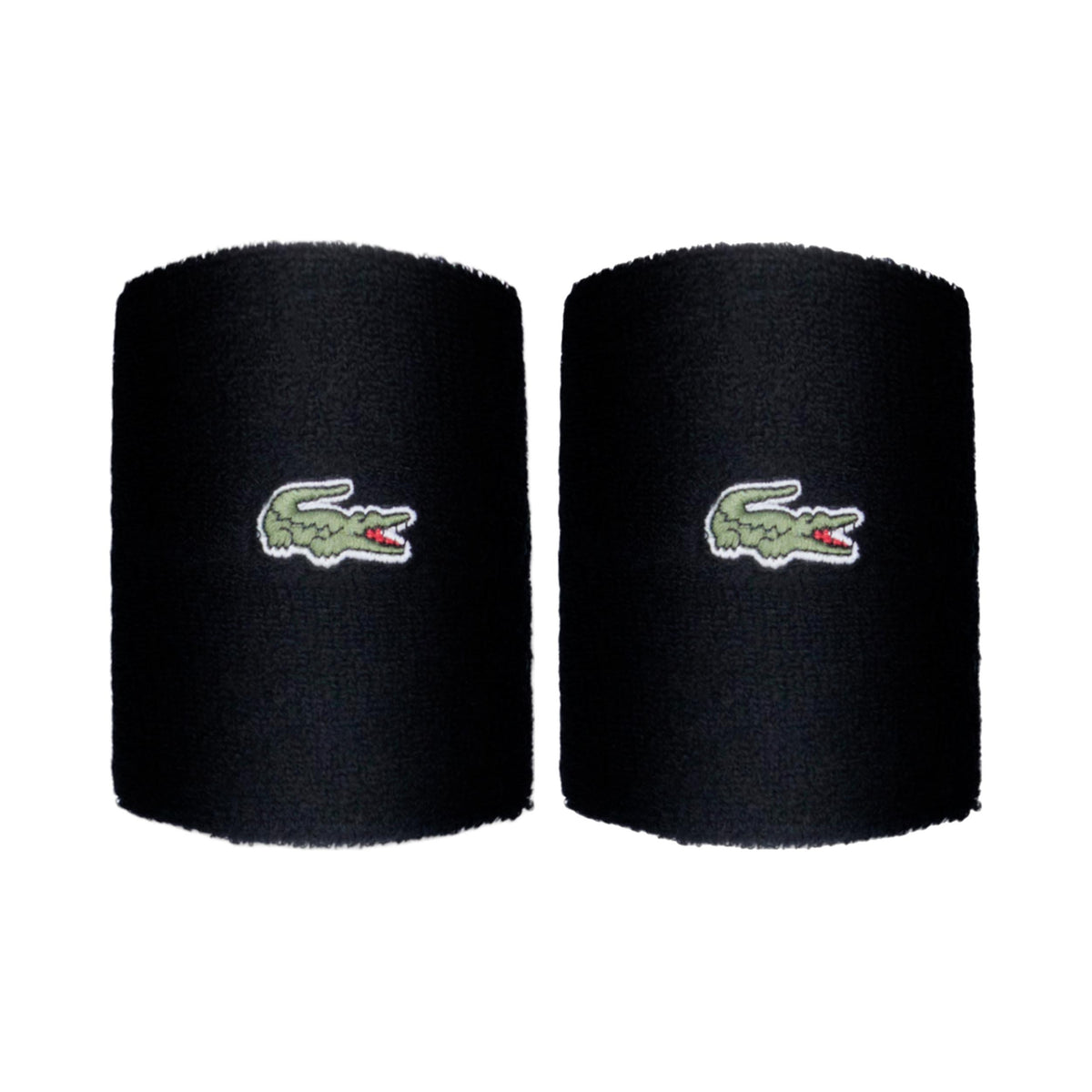 Lacoste Schweißband 2er Pack Unisex - schwarz, grün
