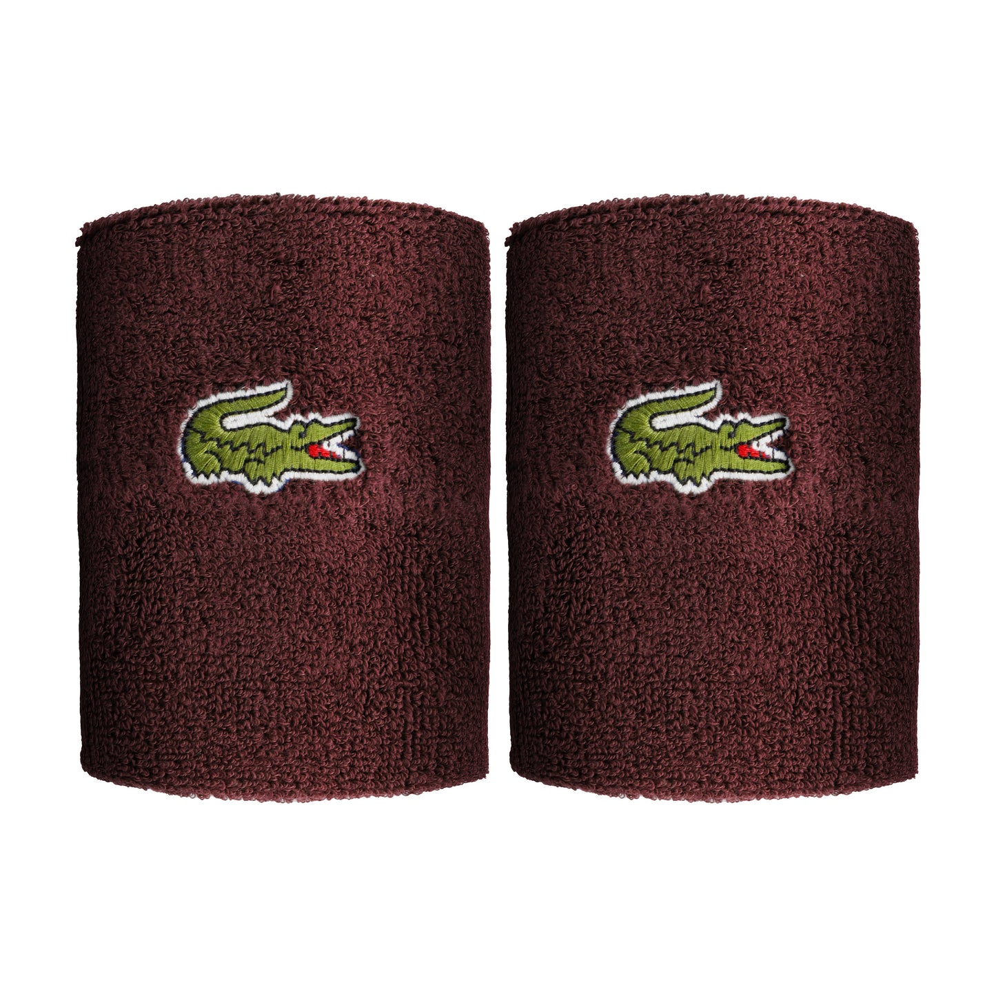 Lacoste Schweißband 2er Pack lang - rost