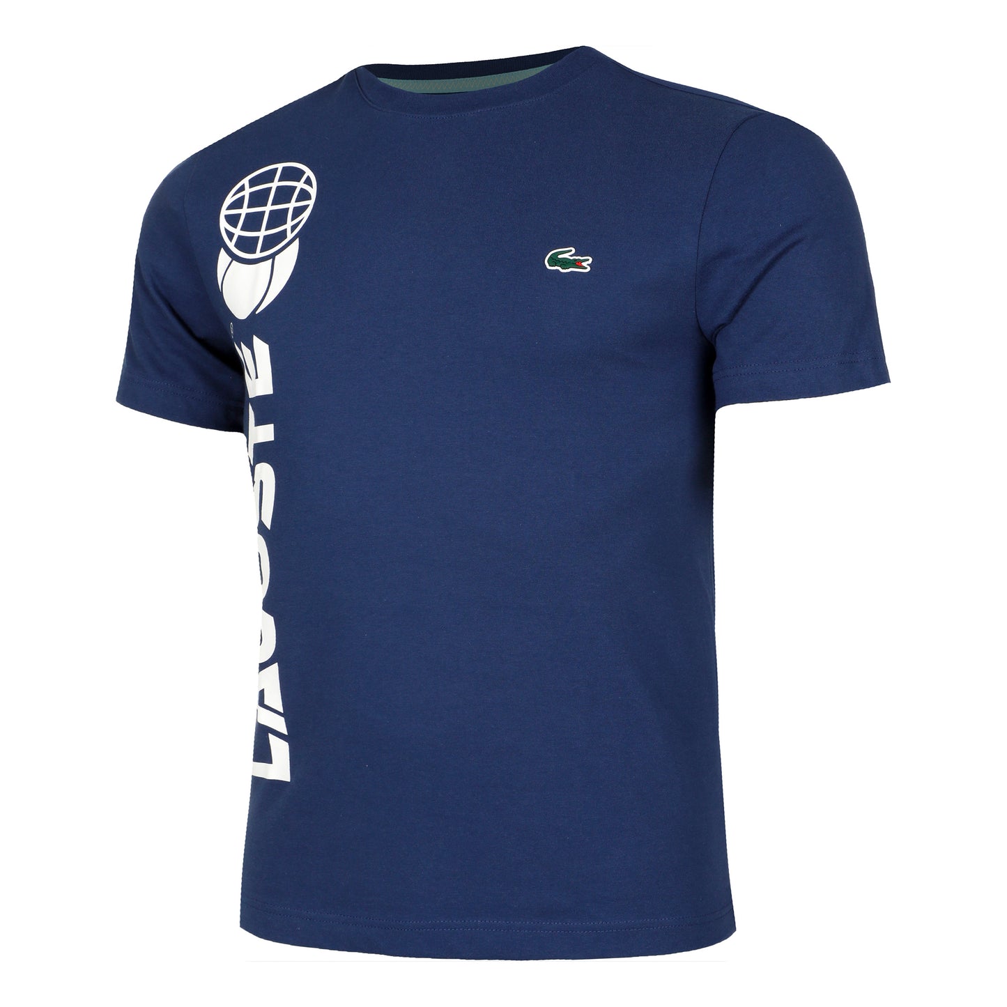 Lacoste Daniil Medvedev T-Shirt Herren - dunkelblau, weiß