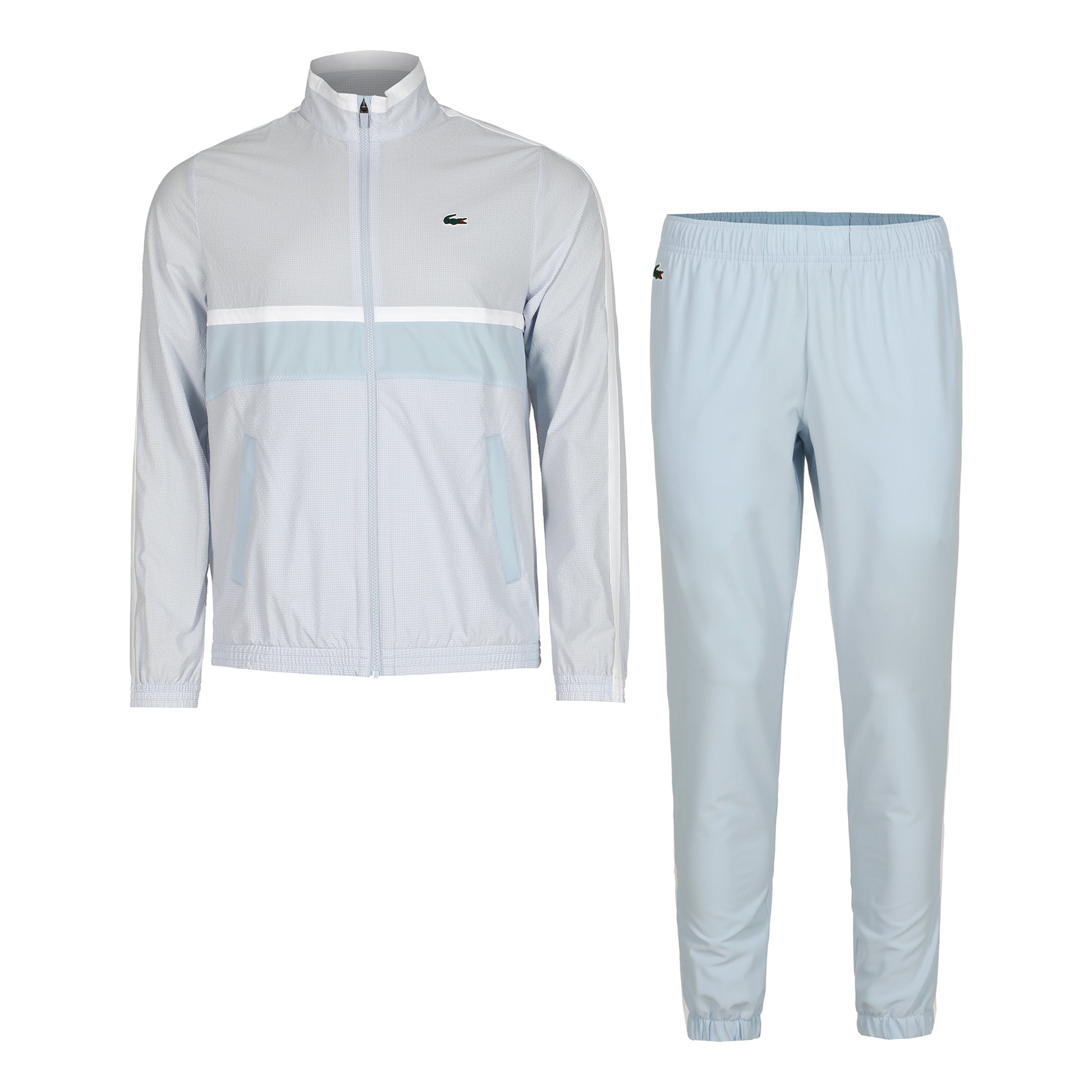 Lacoste Tracksuits Trainingsanzug Herren - hellblau, weiß