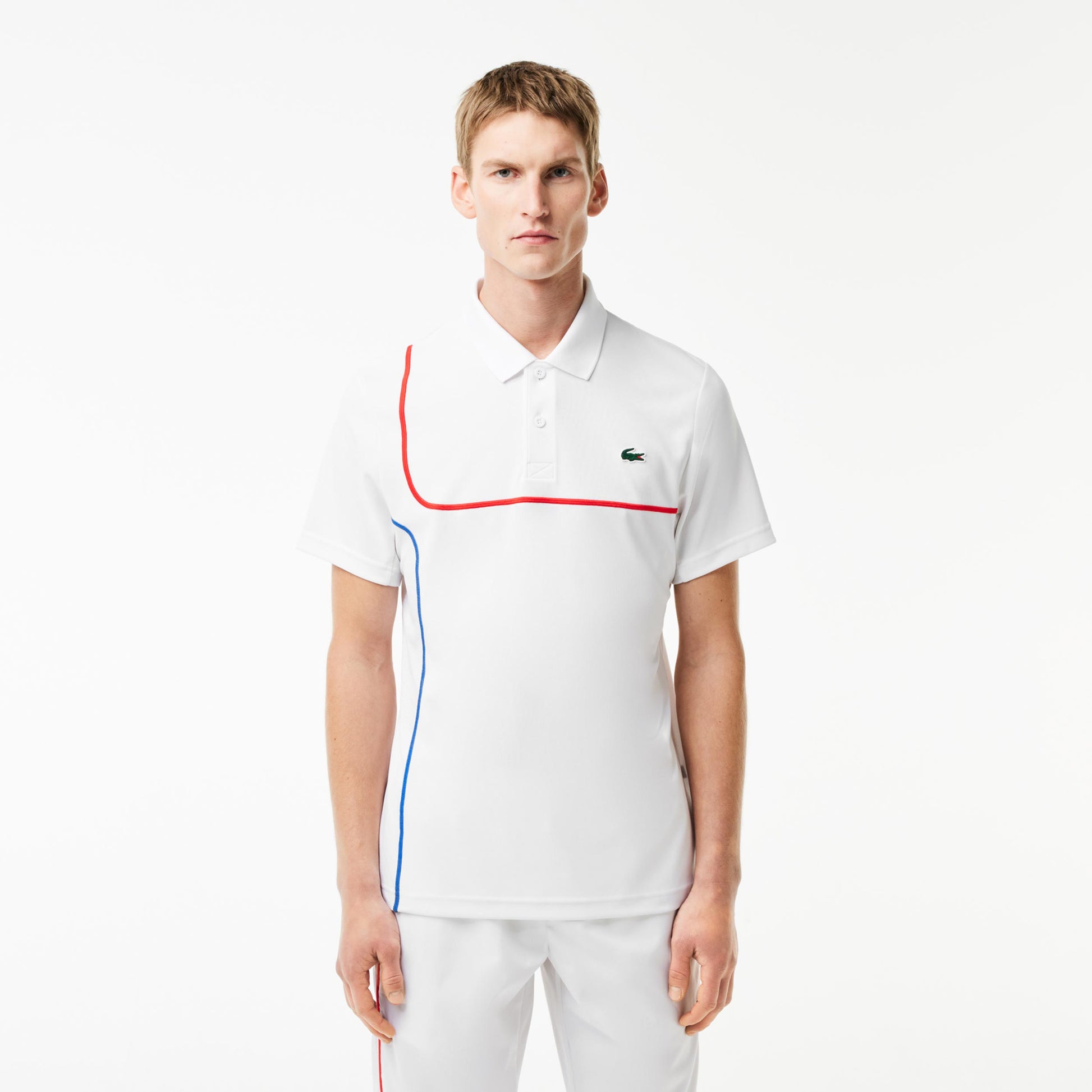 Lacoste Polo Herren - weiß,