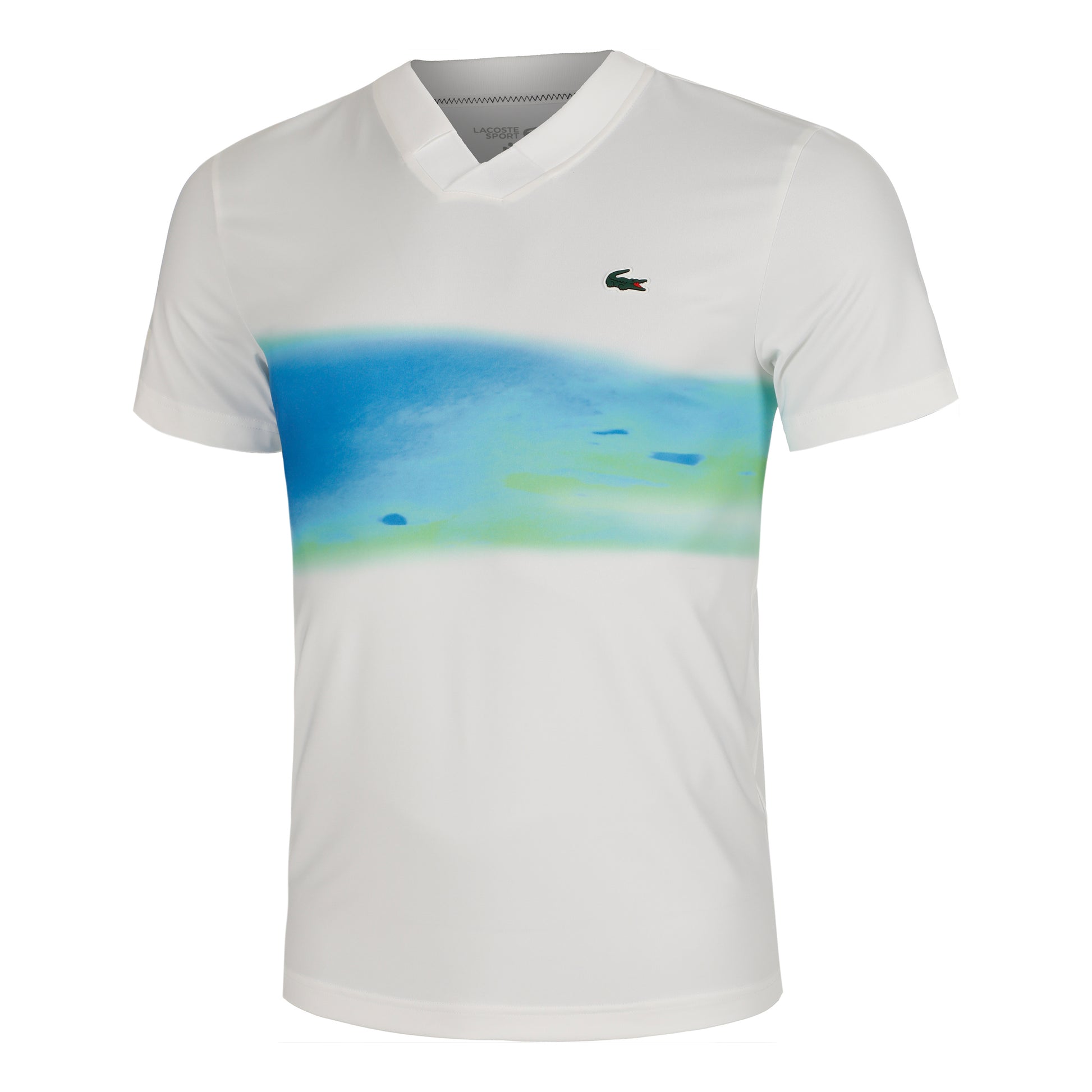 Lacoste Polo Herren-Weiß,Mehrfarbig