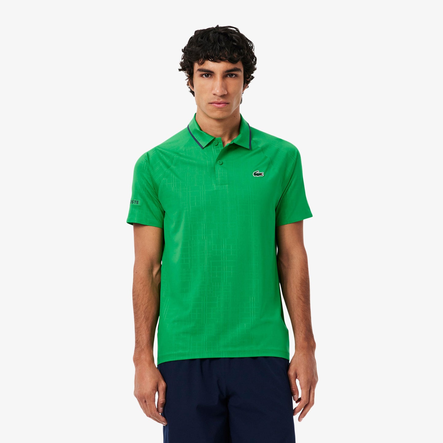 Lacoste Novak Djokovic Polo Herren - grün, weiß