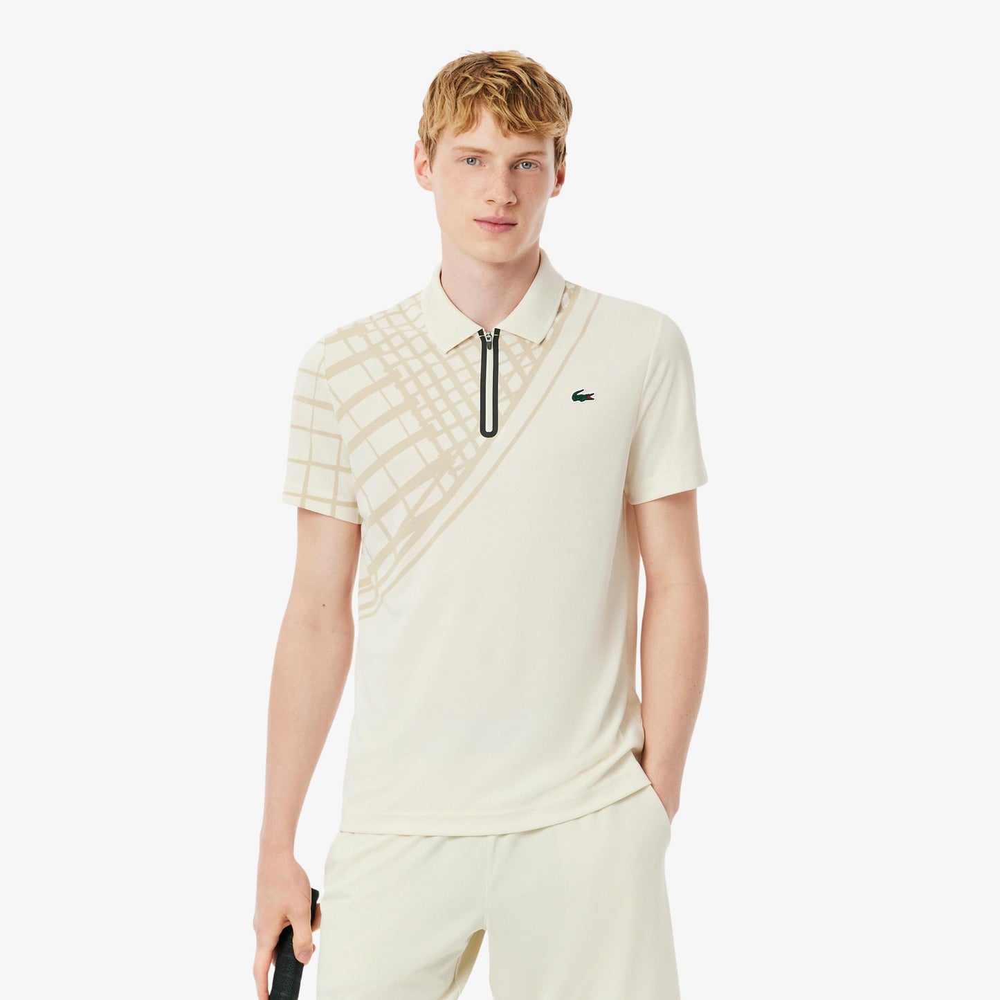 Lacoste Polo Herren-creme