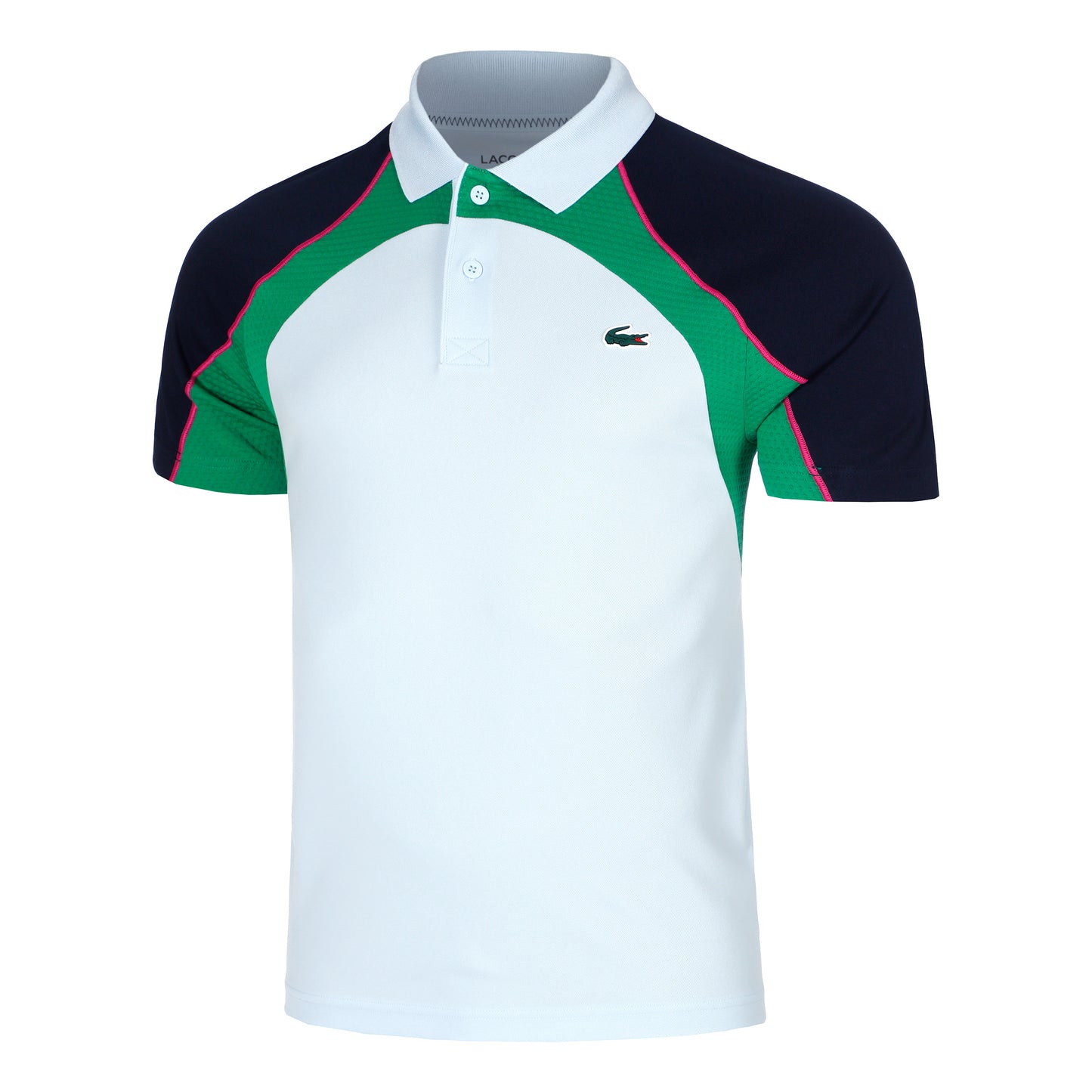 Lacoste Djokovic Polo Herren - hellblau, mehrfarbig