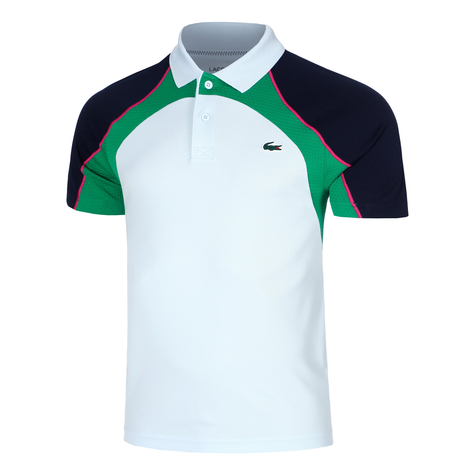 Lacoste Djokovic Polo Herren - hellblau, mehrfarbig