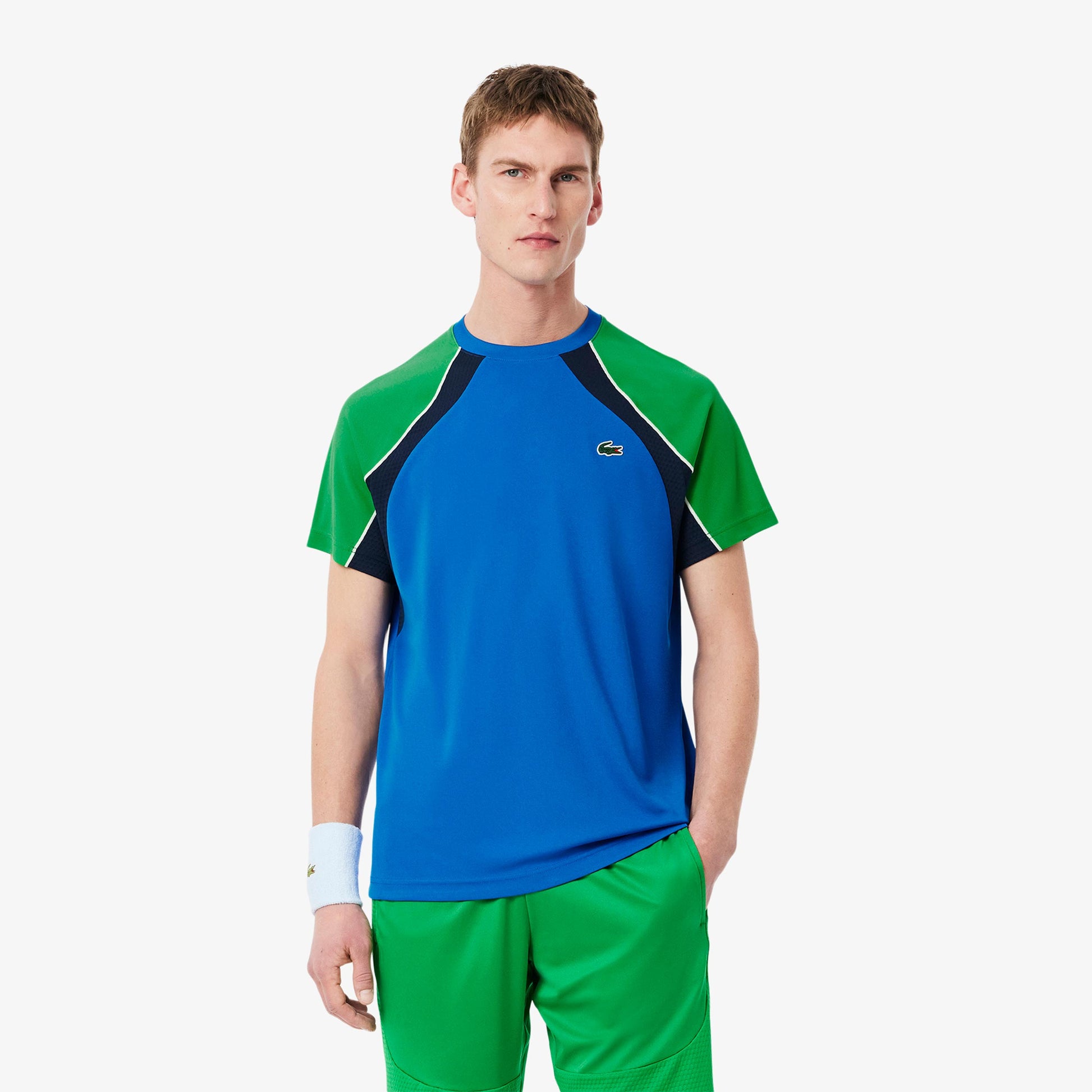 Lacoste T-Shirt Herren-Blau,Mehrfarbig