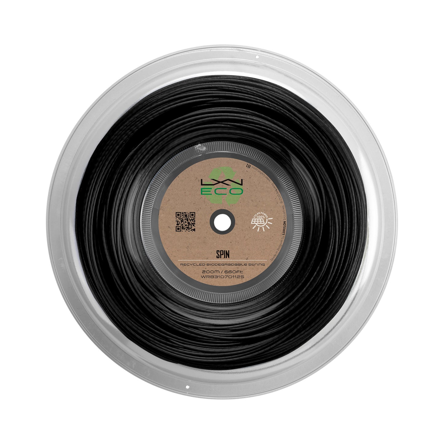 Luxilon Eco Spin Saitenrolle 12,2m-Schwarz