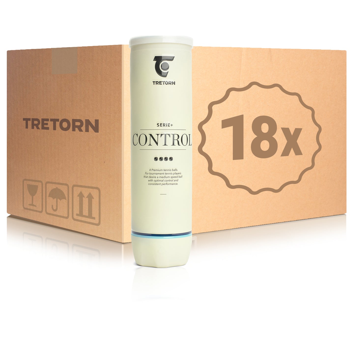 Tretorn 18x 4er Dose Serie+Control