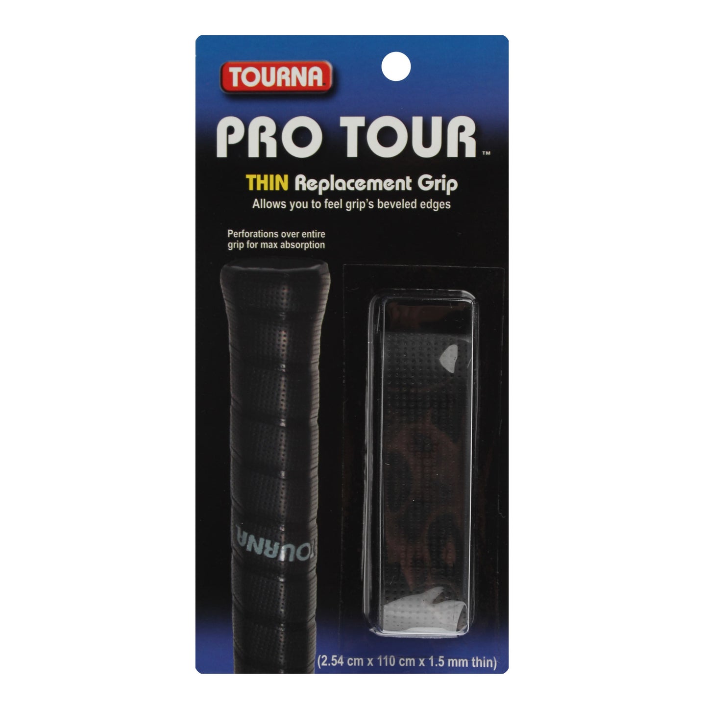 Tourna Pro Tour Grip 1er Pack-Schwarz