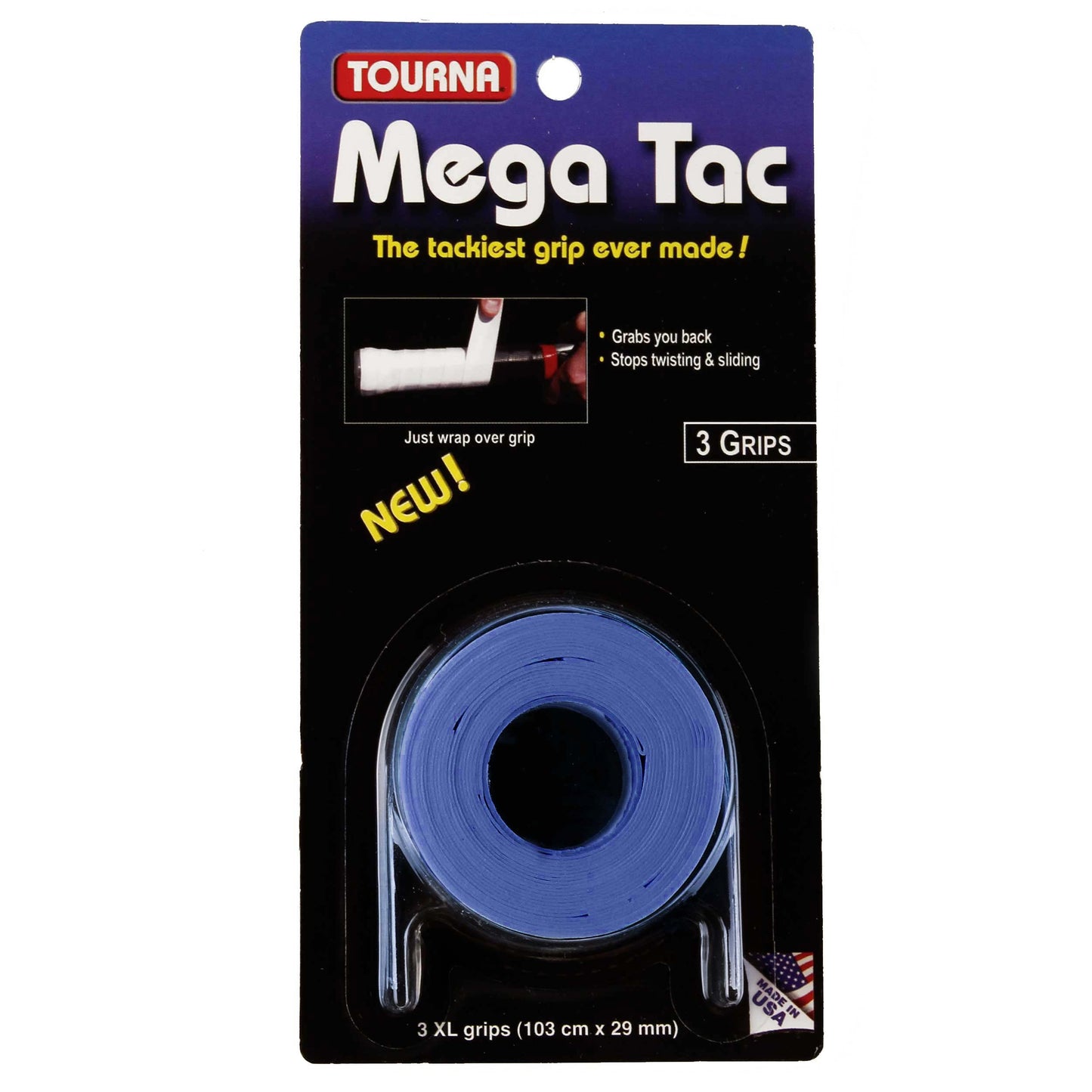 Tourna Mega Tac 3er Pack-Blau