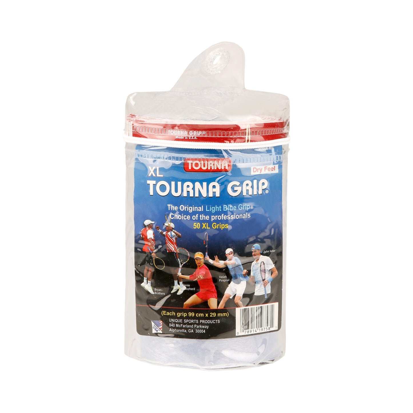 Tourna Grip Tour XL 50er Pack-Blau
