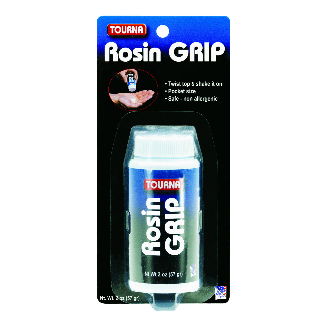 Tourna Rosin Grip Shaker Handpflege-Weiß