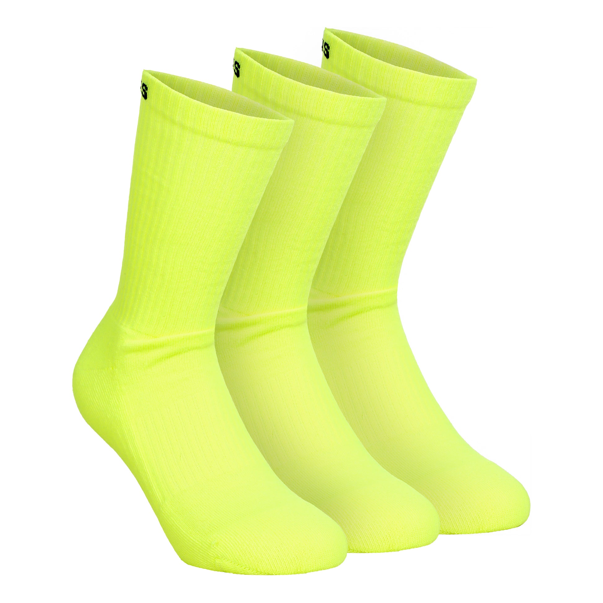Tennis-Point Tennissocken 3er Pack-Neongelb