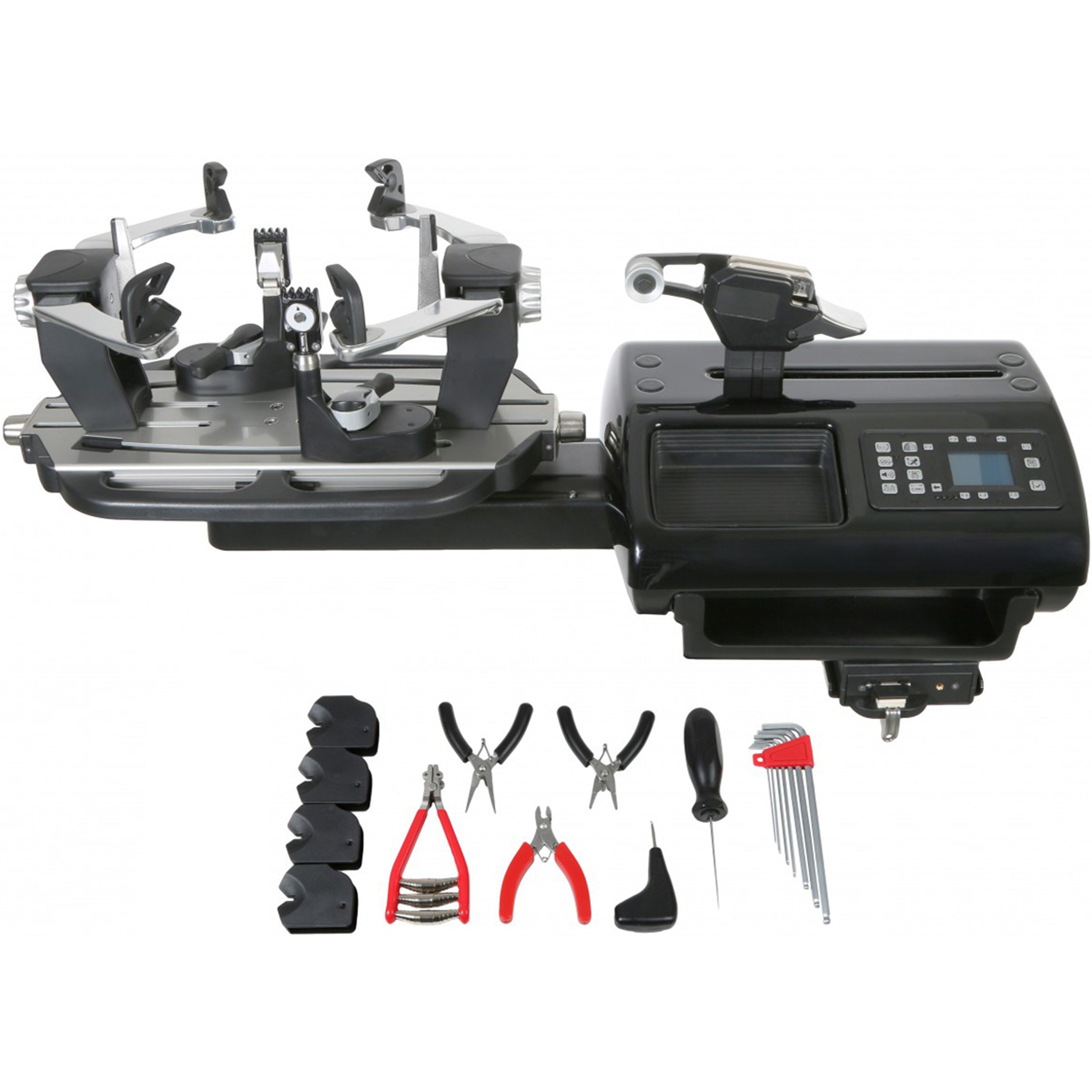 Tennis-Point Pro Star CB20 Besaitungsmaschine-Schwarz,Silber
