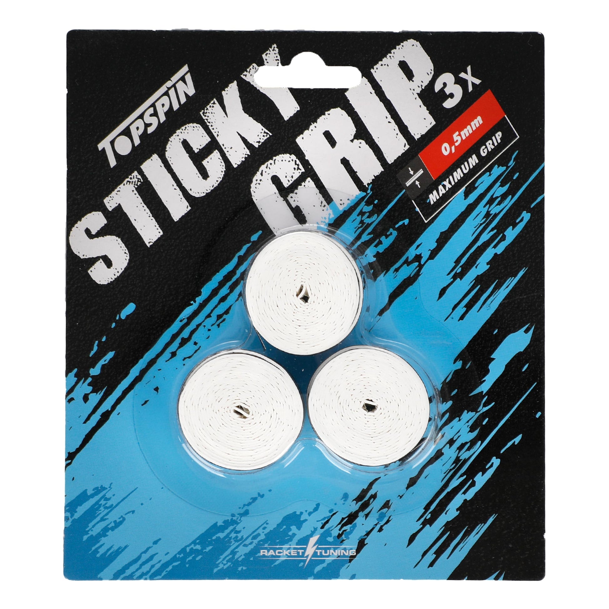 Topspin Sticky Grip 3er Pack-Weiß