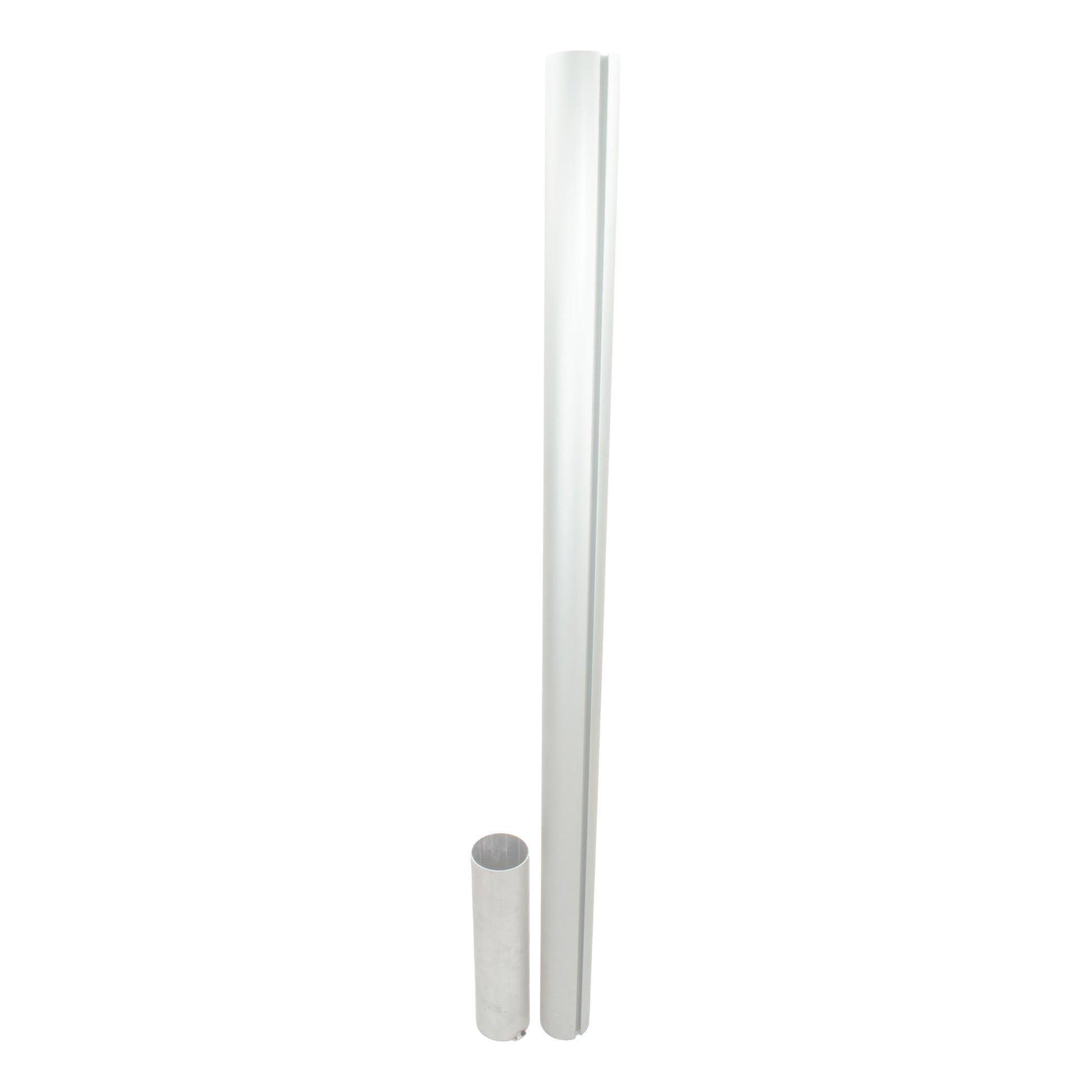 Tegra ASS Tennisnetzpfosten 83mm Rund,Aluminium-Silber