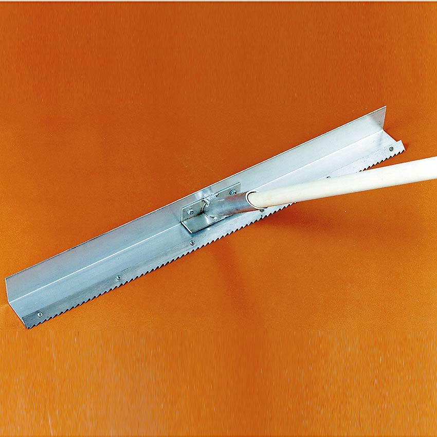 Tegra Schaber Mit Säge (ohne Stiel),Aluminium-Mehrfarbig