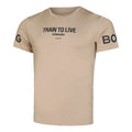 Borg Graphic T-Shirt Herren - beige, schwarz