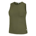 ACE Rib Pocket Tank-Top Damen - oliv,